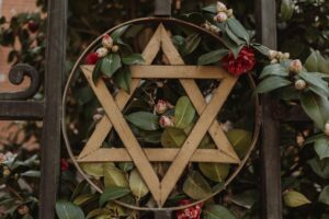 wooden star of david