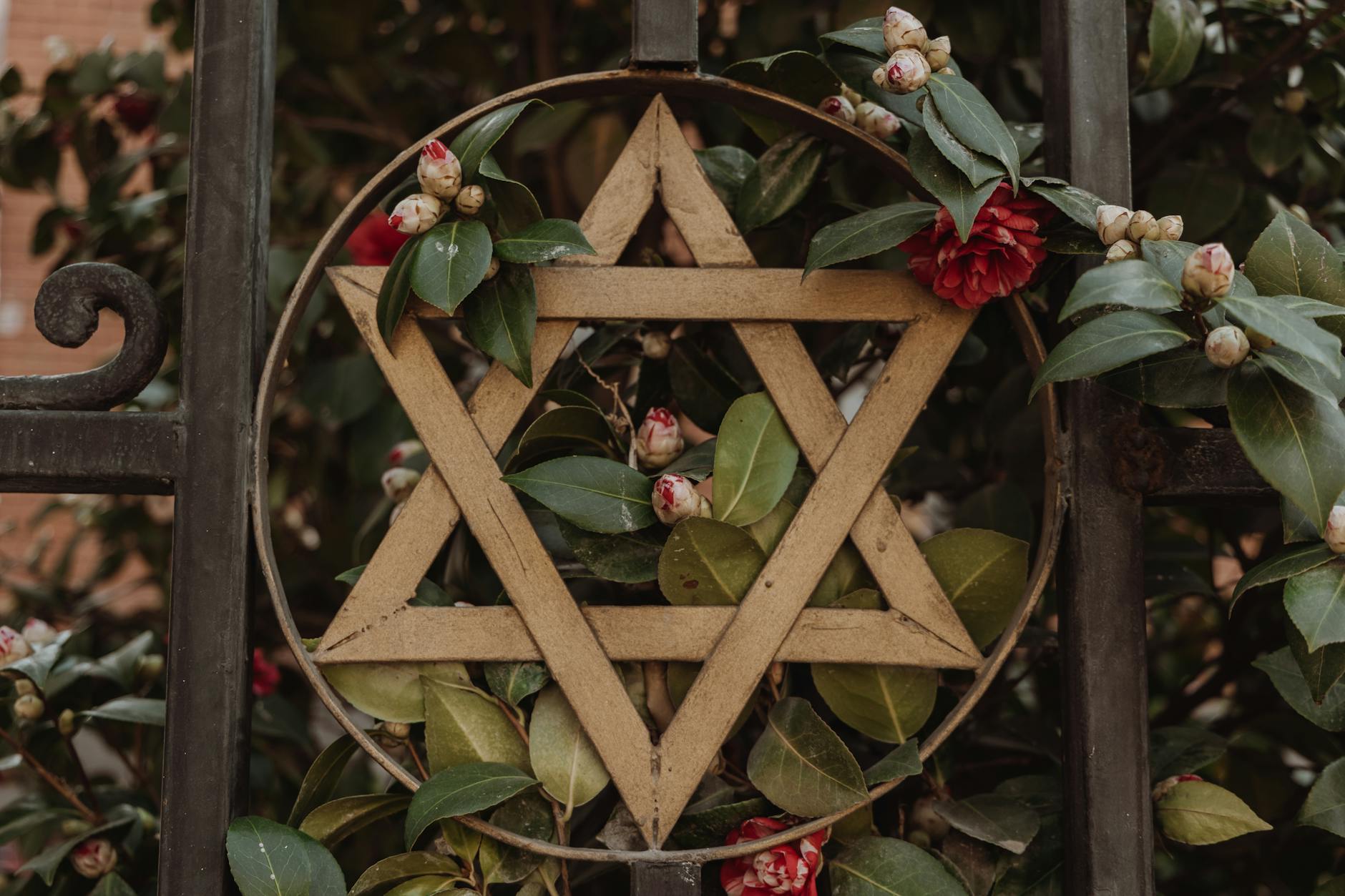 wooden star of david